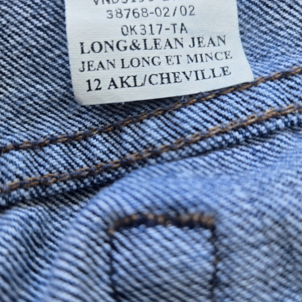 GAP Medium Blue High-Rise Flare Jeans - Picture 4 of 15